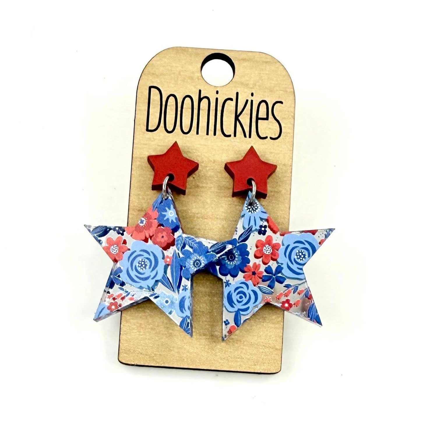 Earrings - Acrylic Stars: Alpharetta