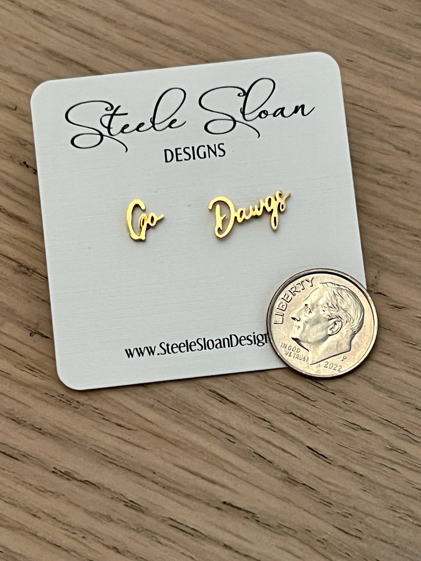 UGA Stud Earrings - Go Dawgs