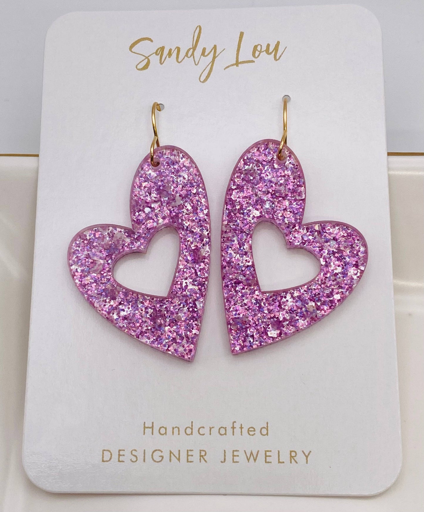 Earrings - Heart Sparkle