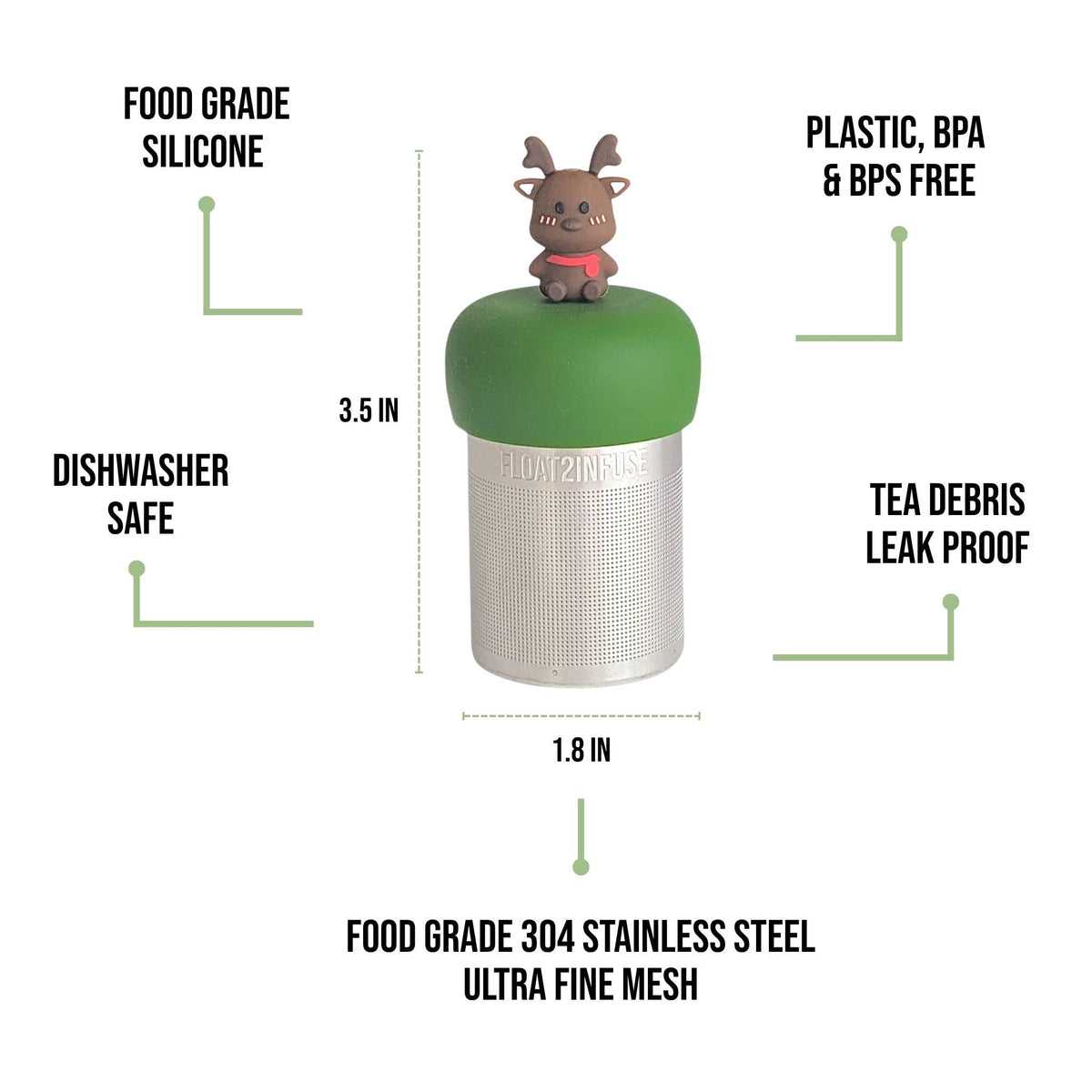 Floating Tea Infuser - Reindeer