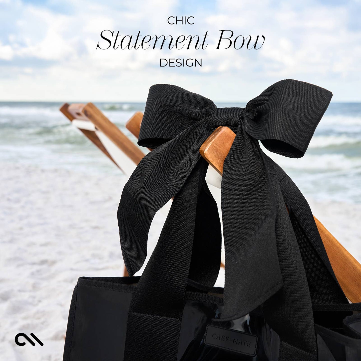 Tote - Midnight Black Jelly w Bow