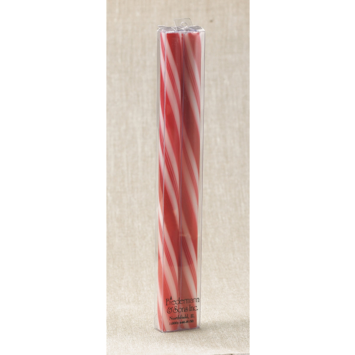 Candle - Red & White Tapers