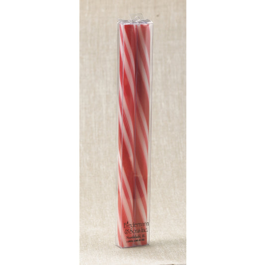 Candle - Red & White Tapers