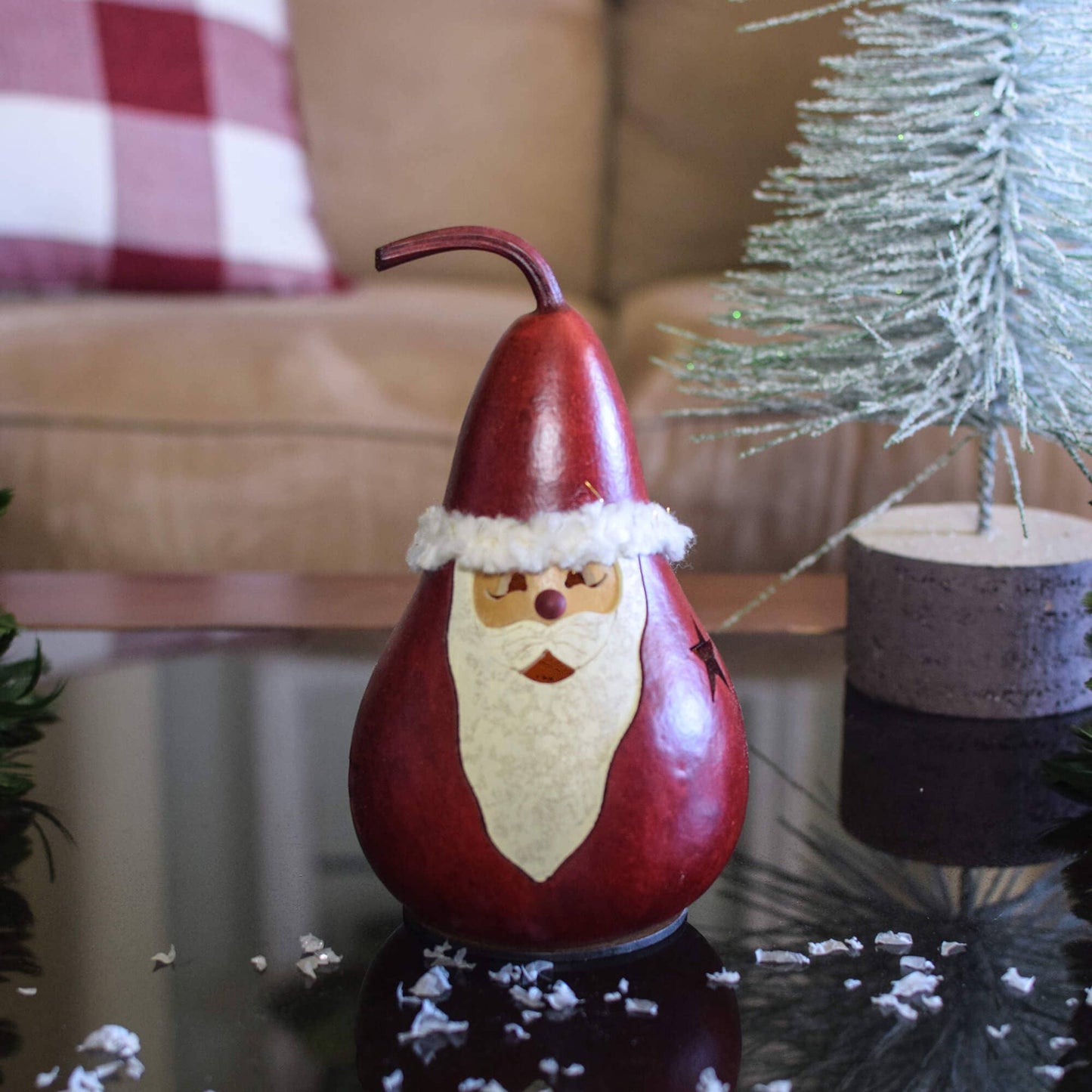 Gourd: Santa - Miniature