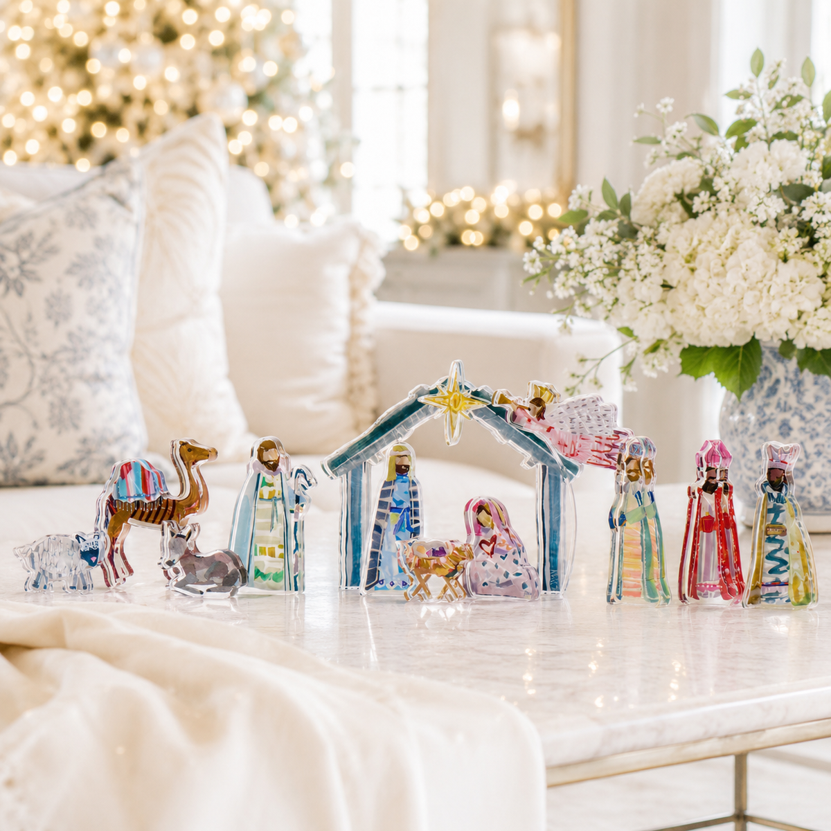 The Collected Nativity Set - Complete Scene