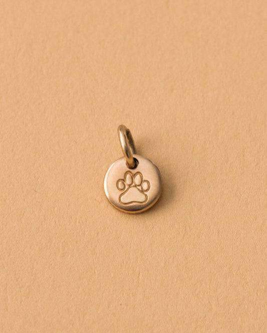 Paw Print Mini 1/4" Charm
