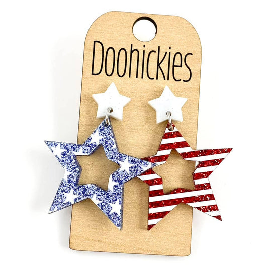 Earrings - Acrylic Stars: Atlanta