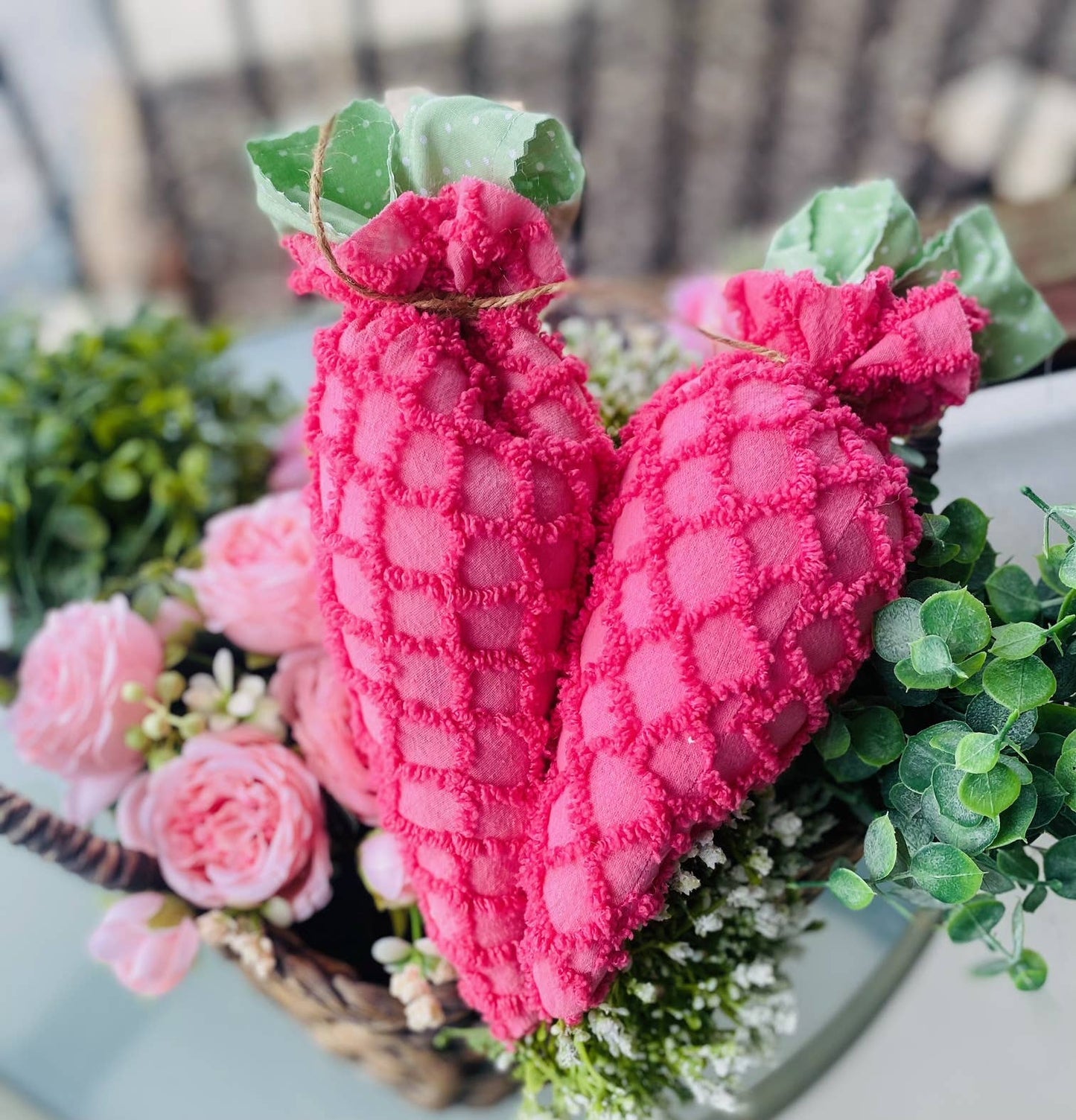 Easter Decor - Carrot - Vintage Fabrics