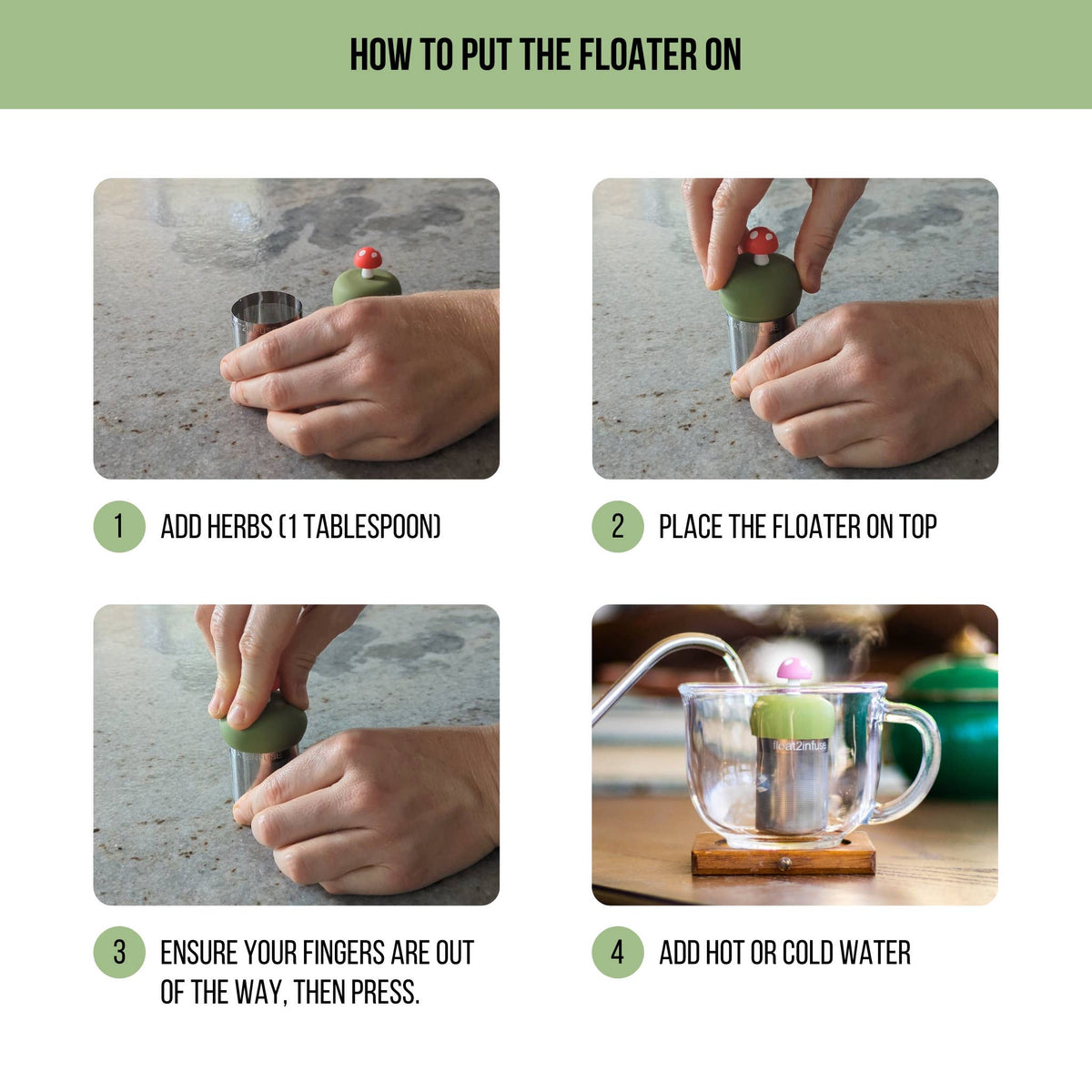 Floating Tea Infuser - Frog