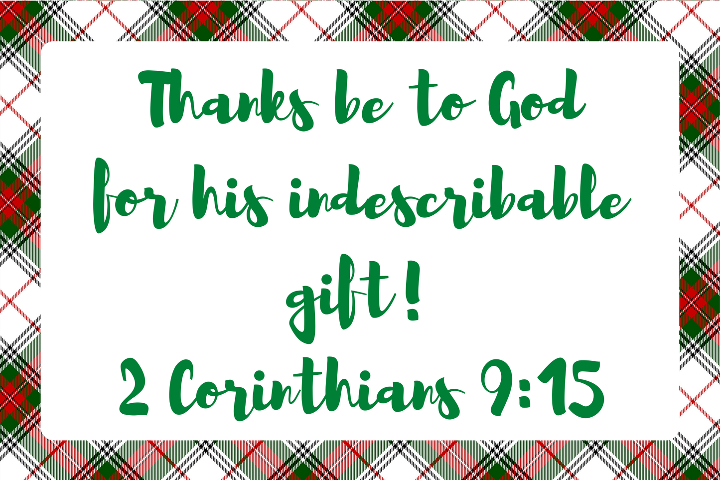 Paper Placemats - Advent Scripture