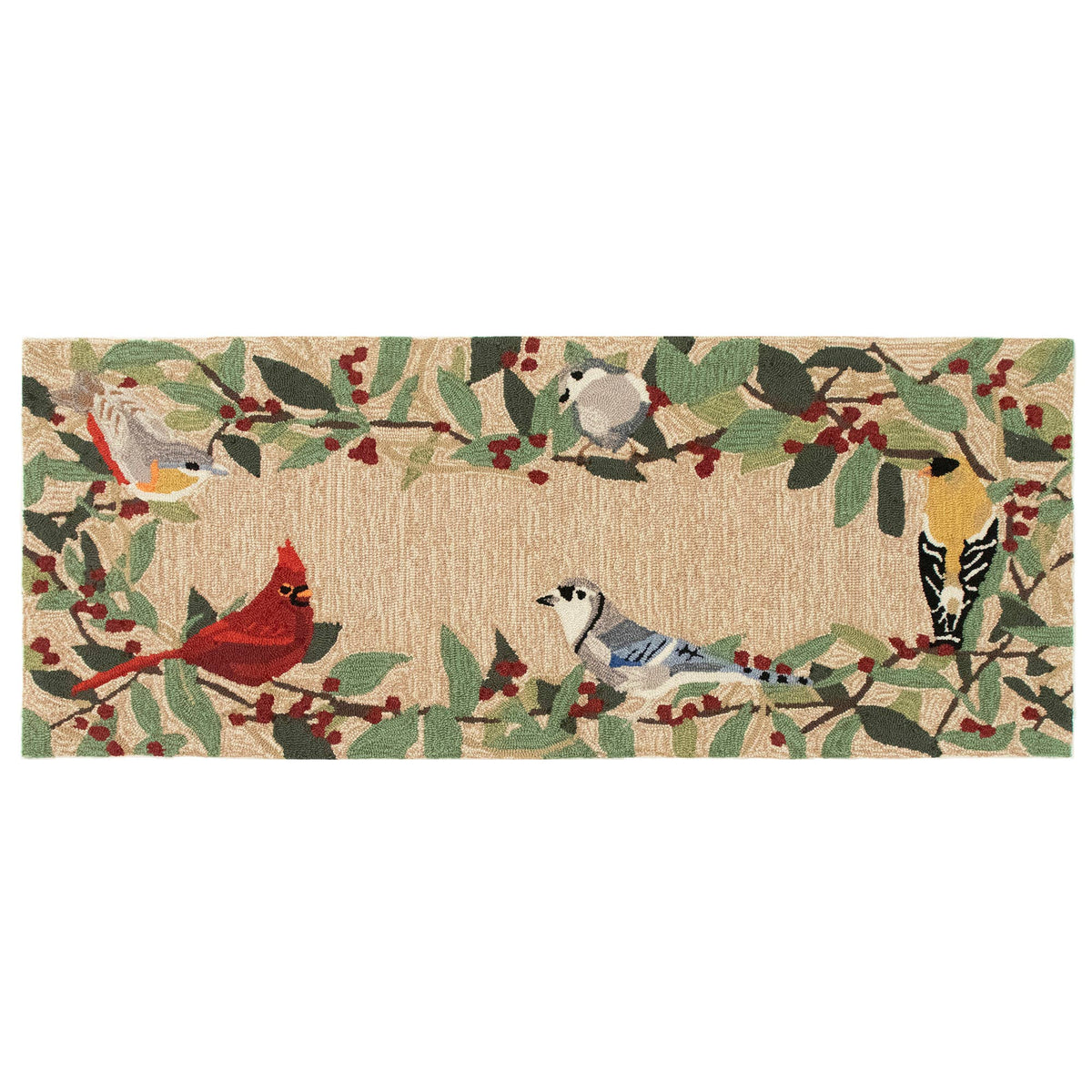 Rug - Indoor/Outdoor - Bird Border (FrontPorch)