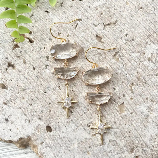 Celestial Star Statement Earrings