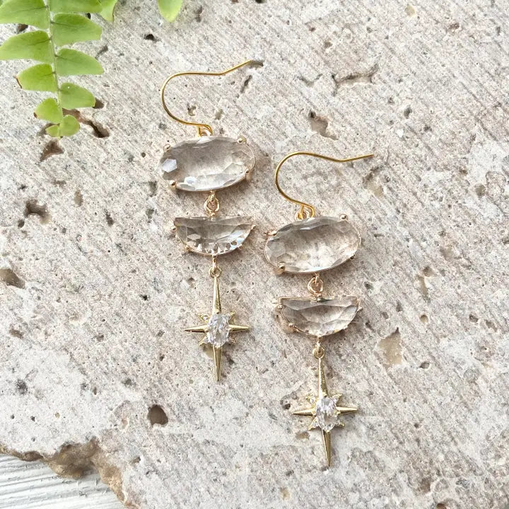 Celestial Star Statement Earrings