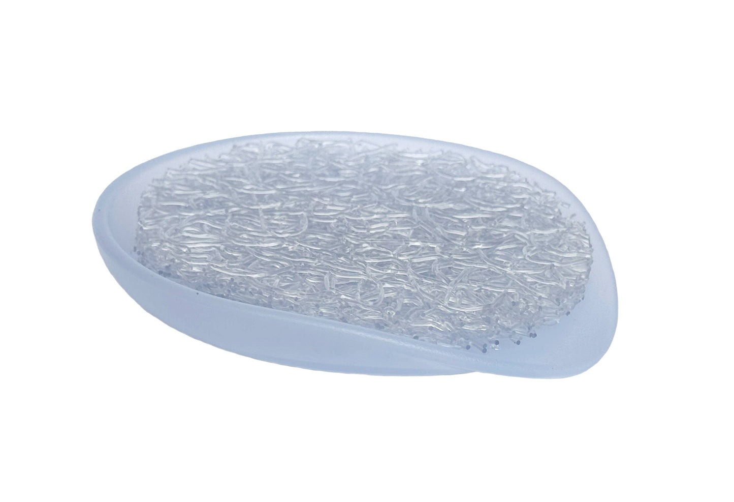 Round Soap Dish Set w/ Soap Lift Soap Saver - Crystal