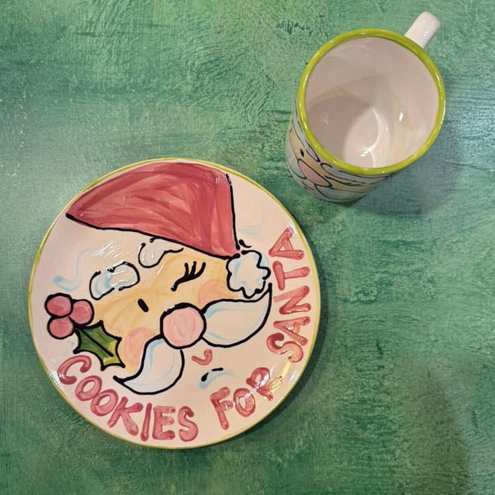 Santa - Cookies & Milk for Santa - Pink