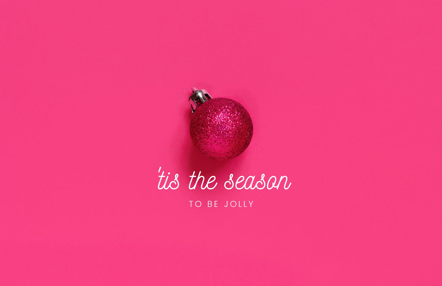 Tray Inserts - Pink Christmas