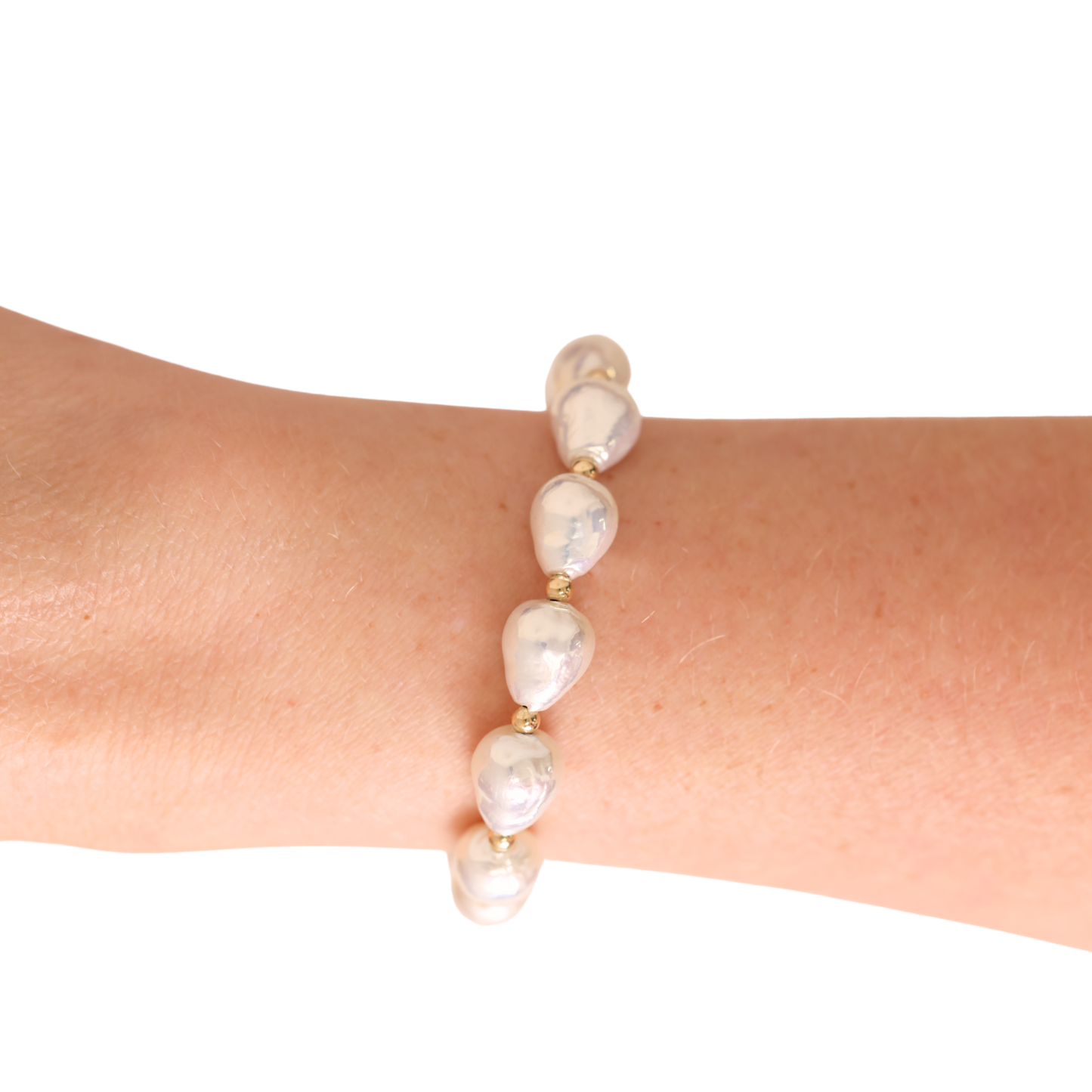 Bracelet - Pearl/Gold Saylor