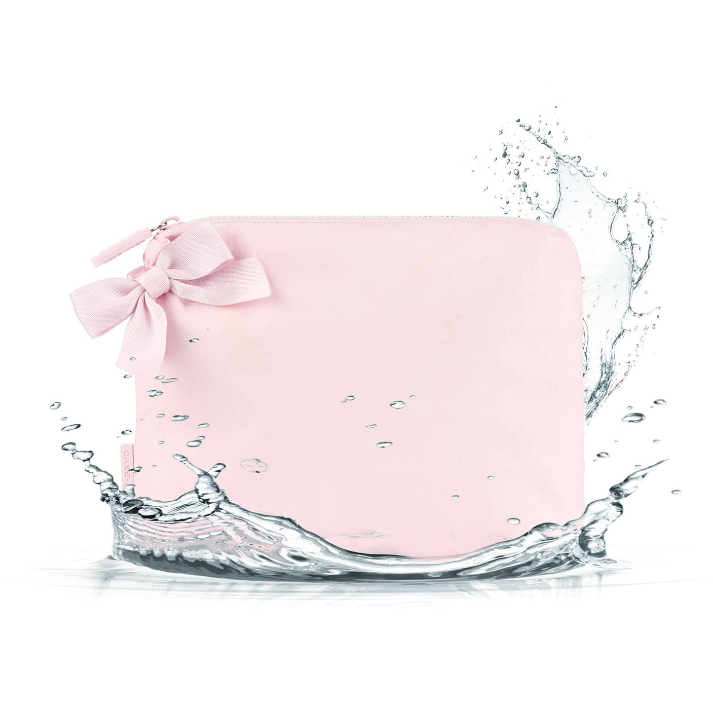 Zip Bag - Pink Bow Crinkle