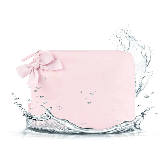Zip Bag - Pink Bow Crinkle