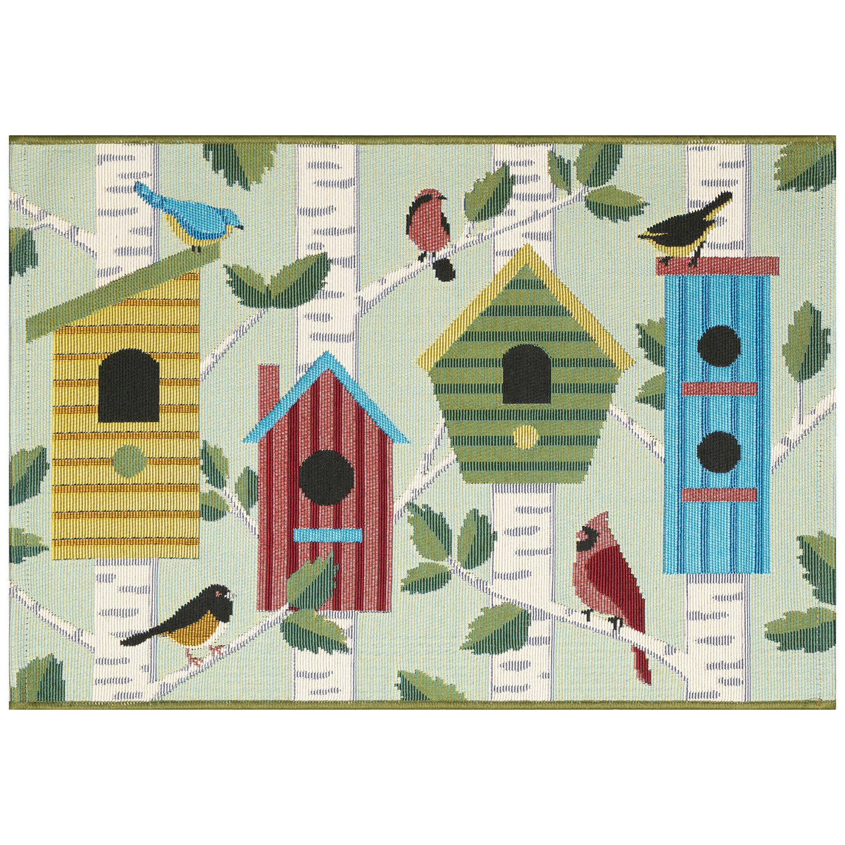 Rug - Indoor/Outdoor - Bird Condos Blue (Esencia)