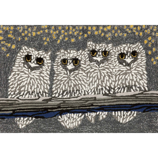 Rug - Indoor/Outdoor - Owls (FrontPorch)
