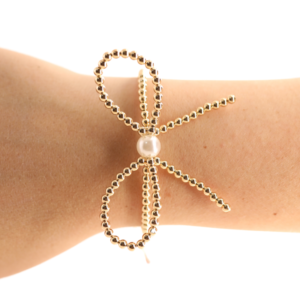 Bracelet - Bow - Gold