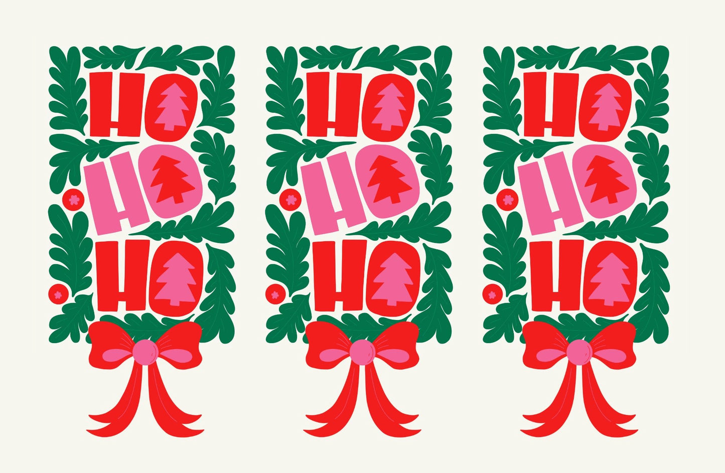 Tray Inserts - Bright Christmas