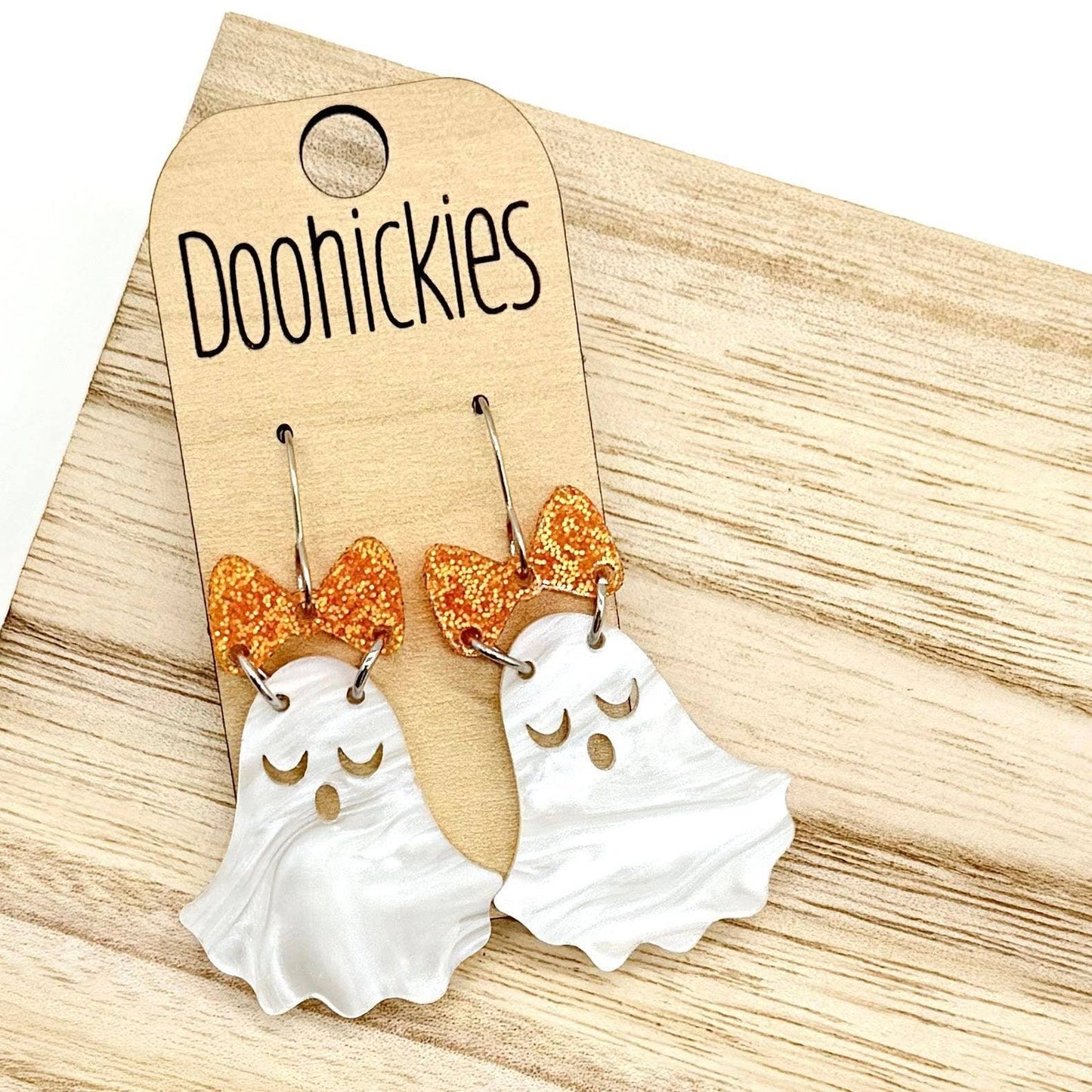 Earrings - Acrylic Ghost - Prissy
