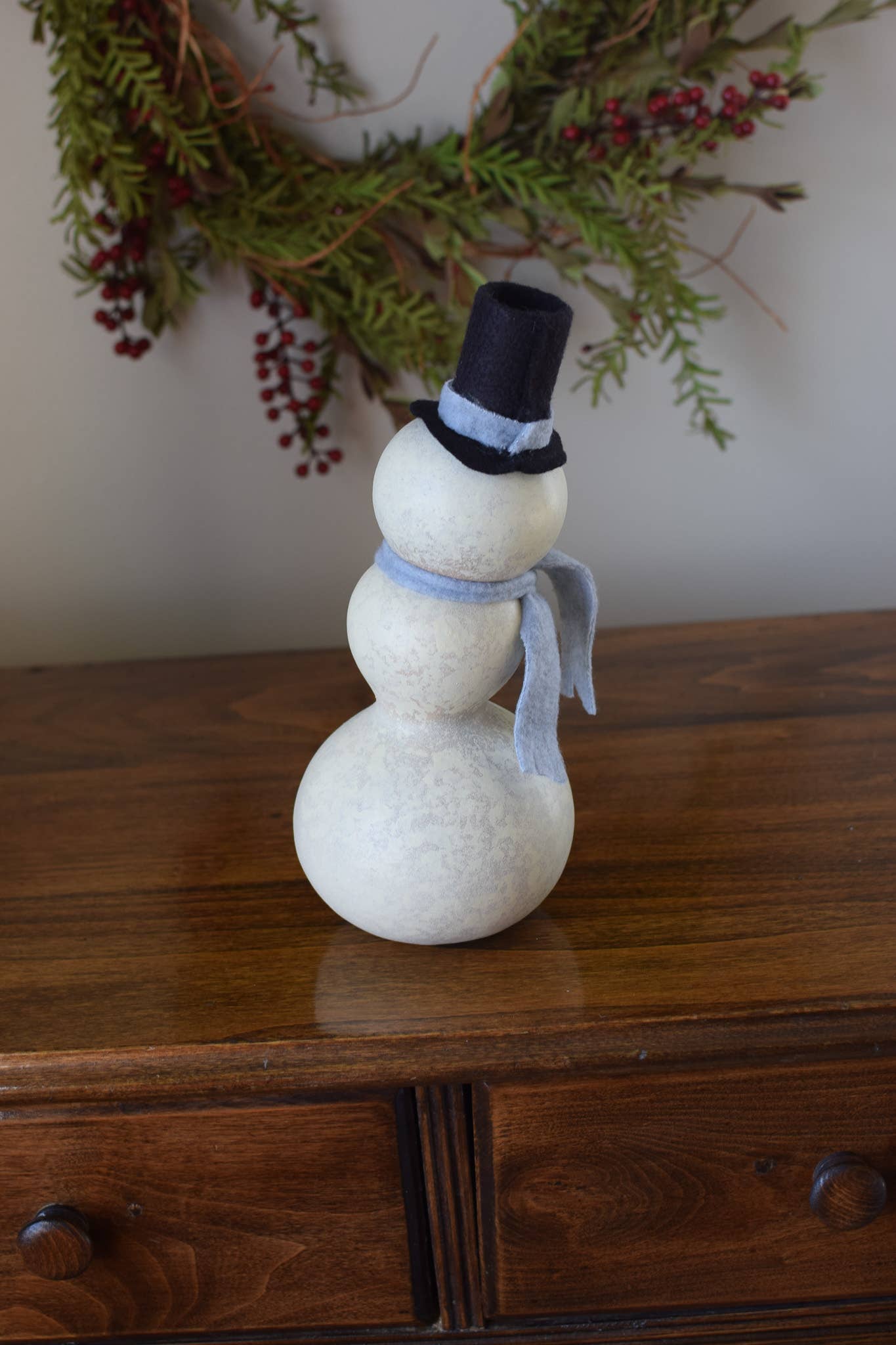 Gourd:  Mr. Frostworth Snowman