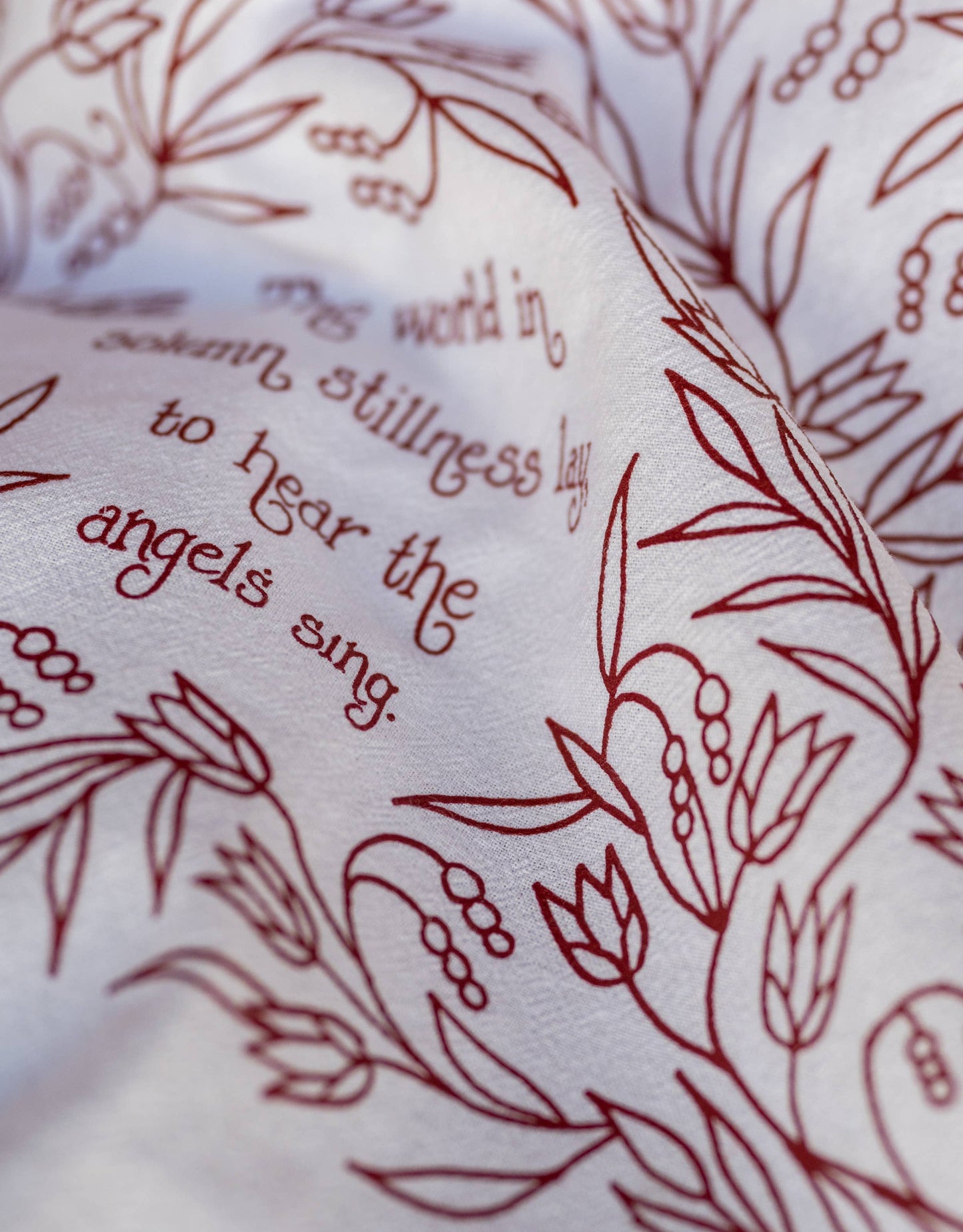 Hymn Tea Towel:  Hark! The Herald Angels Sing