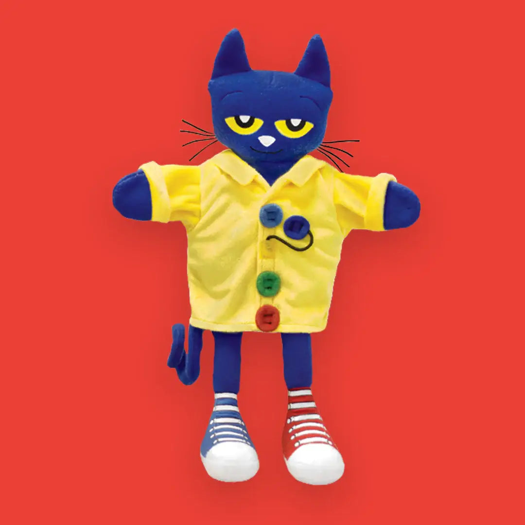 Plush Puppet - Pete The Cat Groovy Buttons
