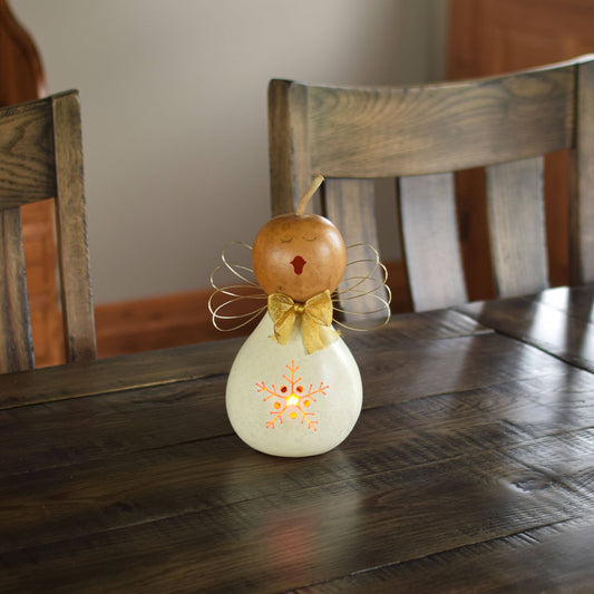 Gourd:  Angel - Small Lit Julia