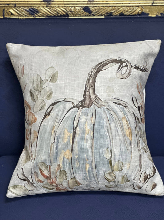 Pillow - Blue Pumpkin Pillow