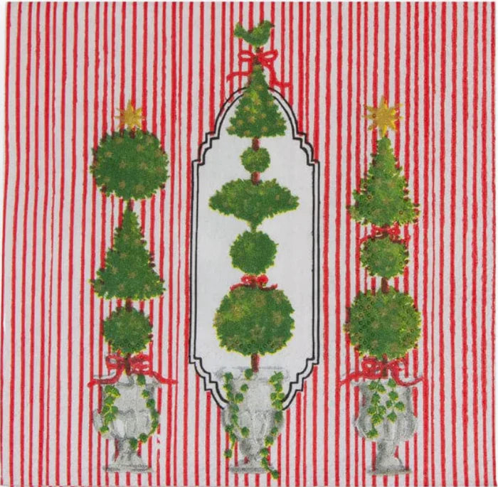 Cocktail Napkins - Eloise Red