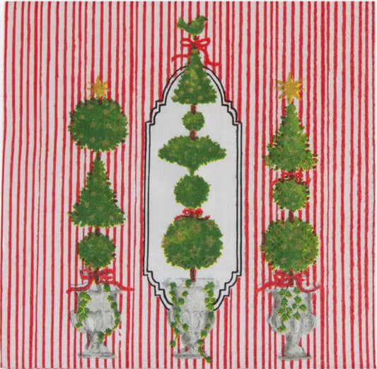 Cocktail Napkins - Eloise Red