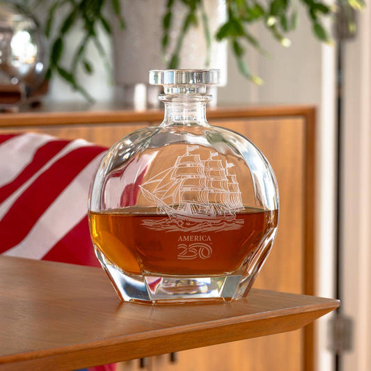 Barware - Whiskey Decanter - Tall Ship - America250™