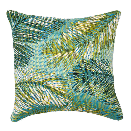 Pillow - Indoor/Outdoor - Palm Border (Marina)