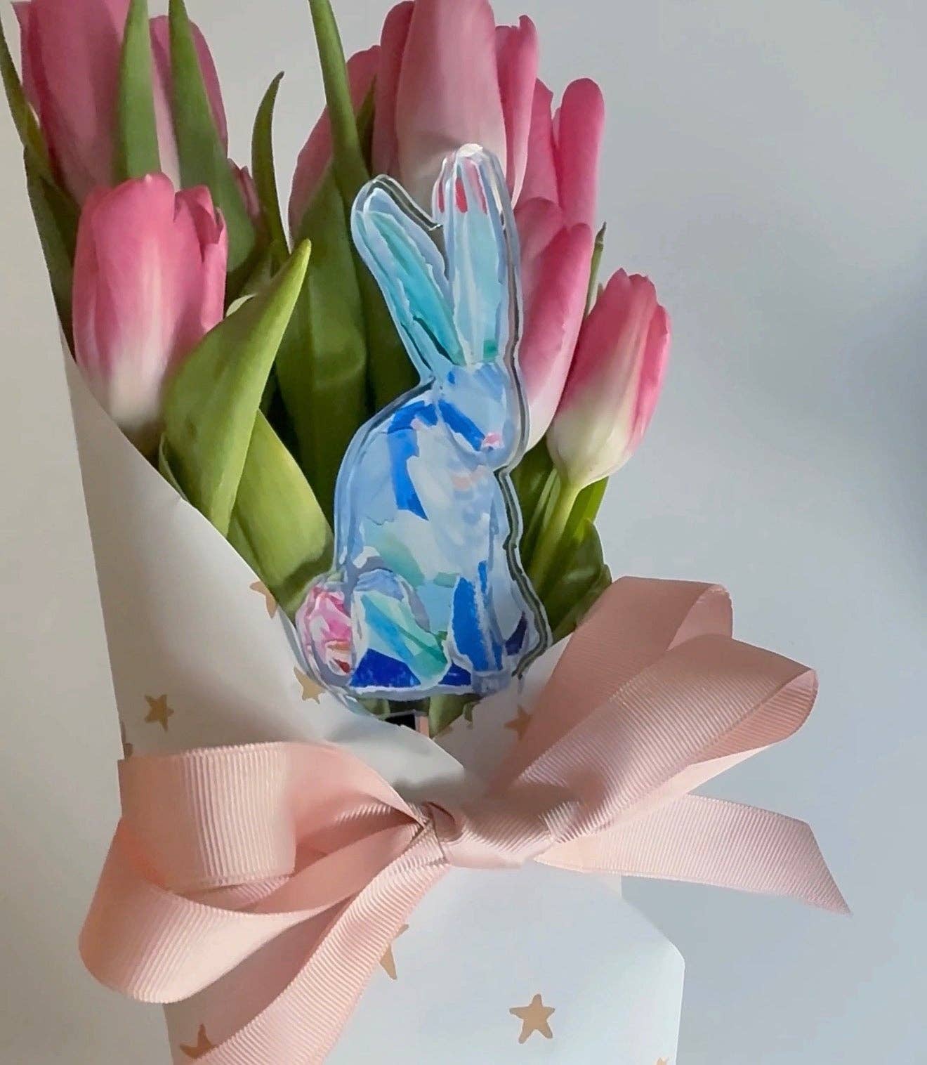 Acrylic Bunny Pick - Blue