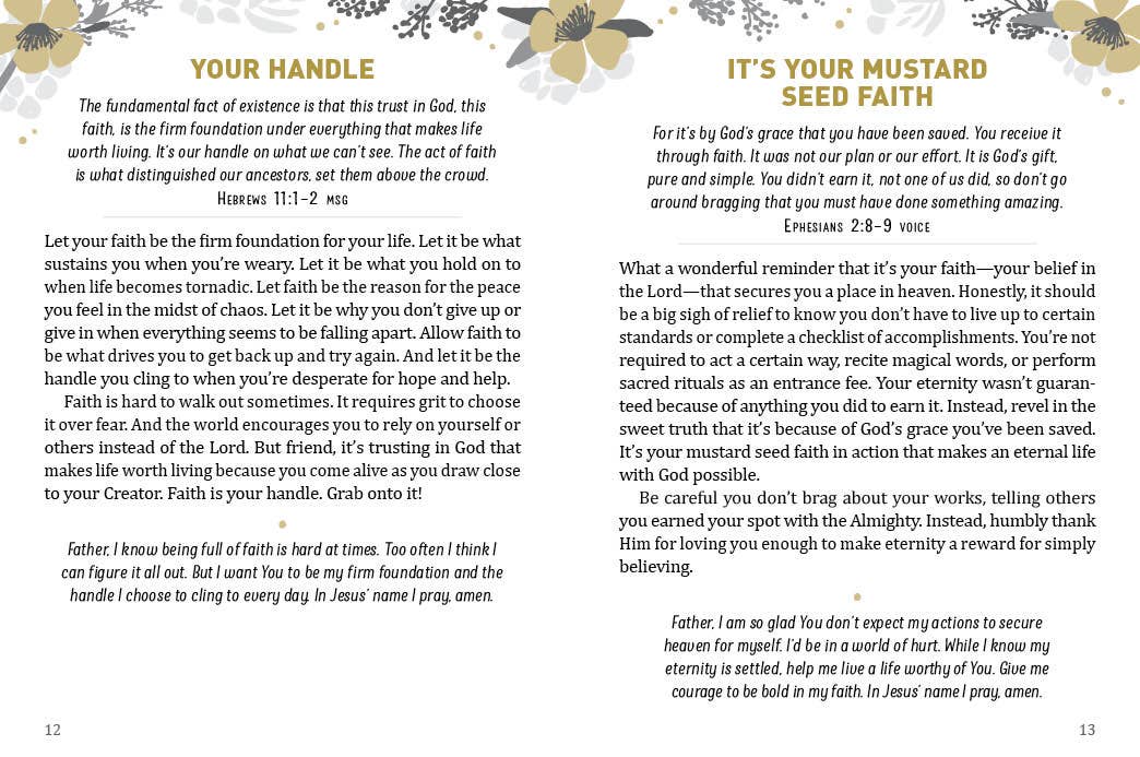 Devotional - A Mustard Seed Faith - Large Print