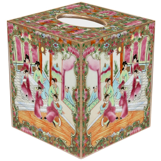 Tissue Box - Rose Medallion
