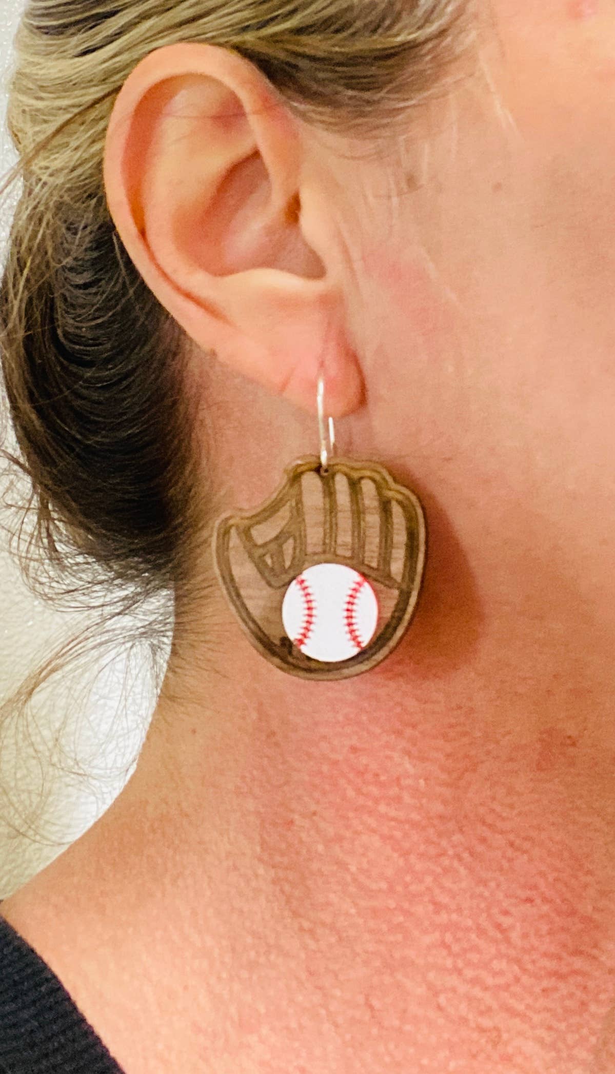 Earrings - Baseball Glove