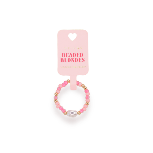 Ring - Sprinkle Pearl Flamingo