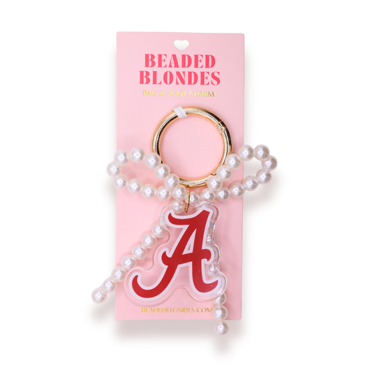 Collegiate Bag & Boot Charm - Alabama