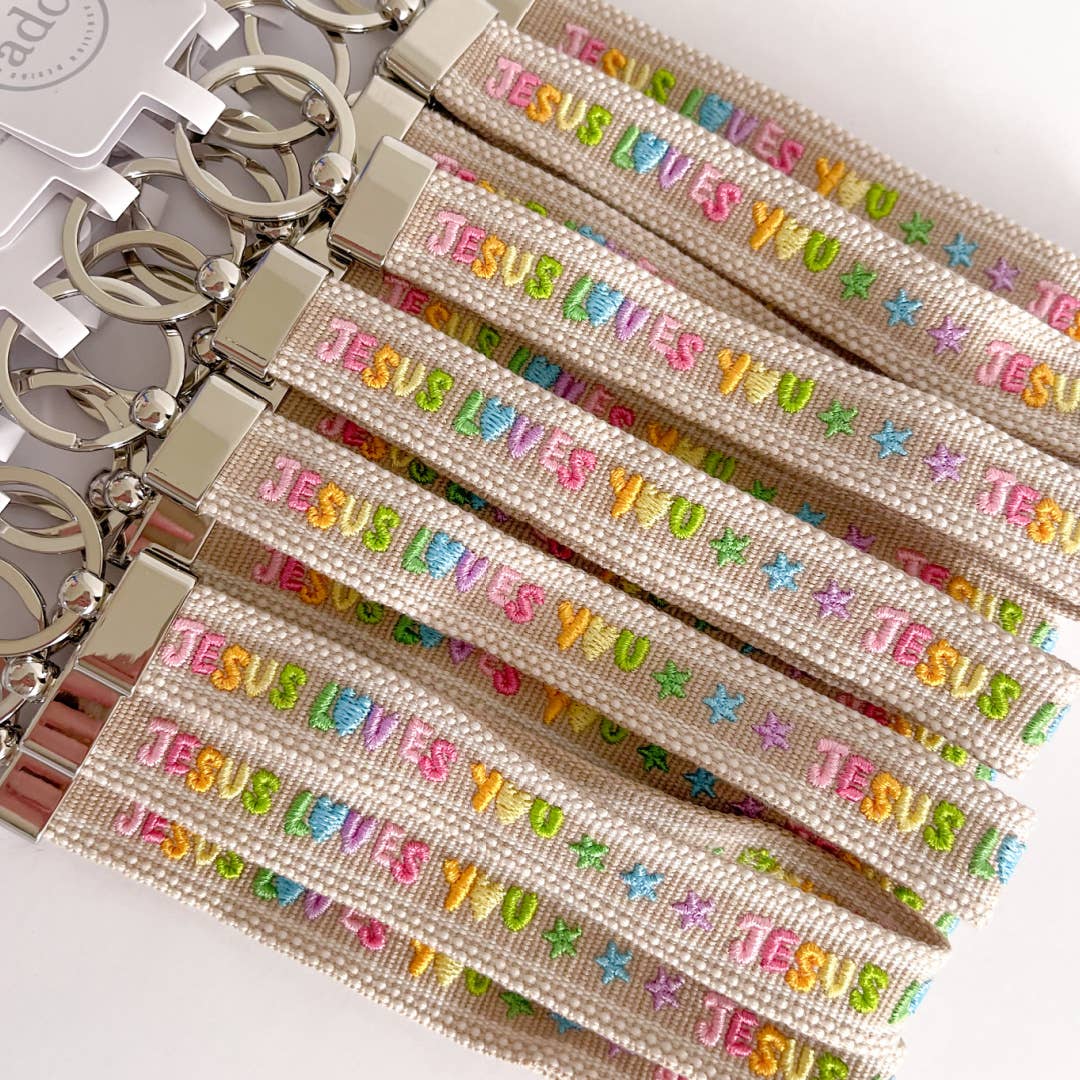 Key Chain - Jesus Loves You - Wristlet
