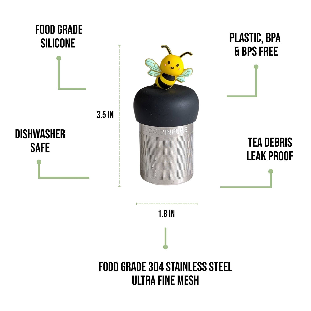Floating Tea Infuser - Bumble Bee