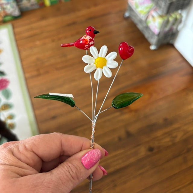 Plant Pick - Glass Critters