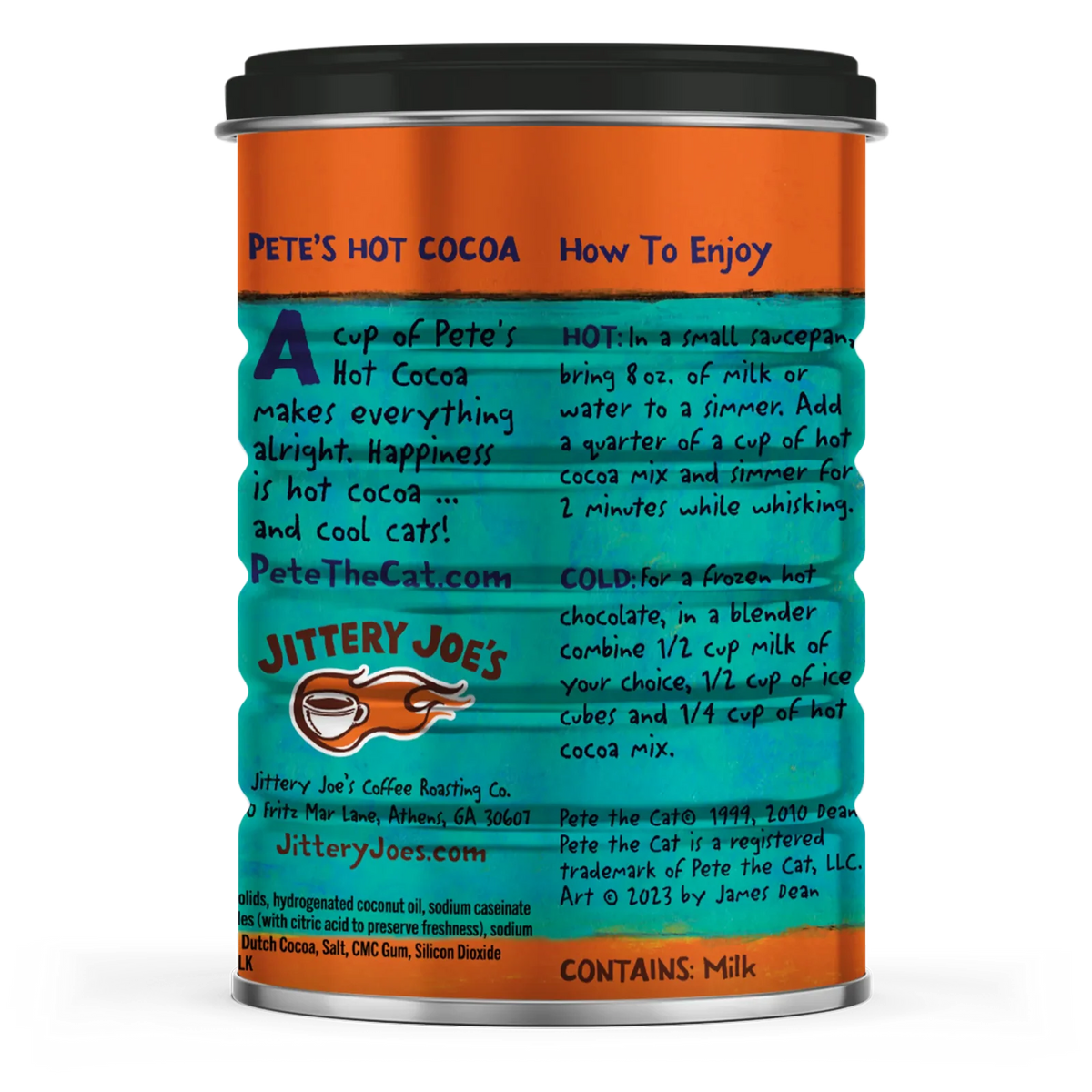Cocoa - Pete's Hot Cocoa - Jittery Joe's  (12oz can)