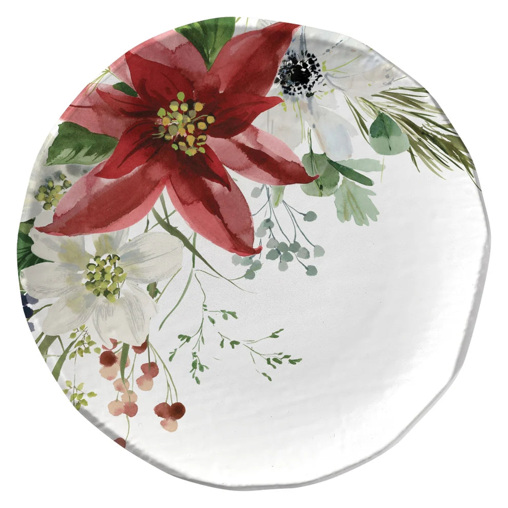 Poinsettia Plate