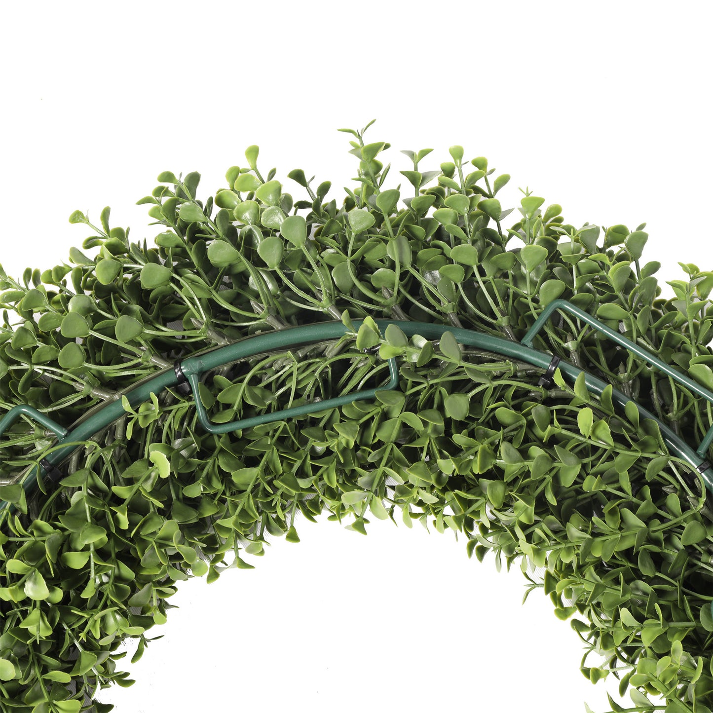 Wreath:  Faux Boxwood Exterior UV Resistant